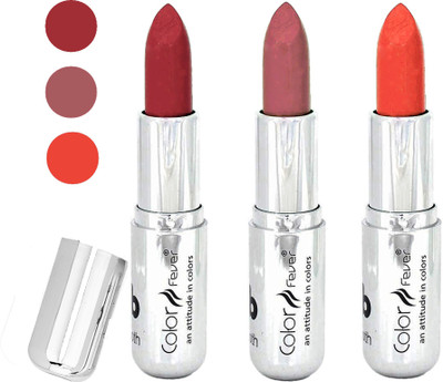 Color Fever water proof long lasting creamy matte lipstick(dark red-mauve-orange, 12 g)
Color Fever water proof long lasting creamy matte lipstick(dark red-mauve-orange, 12 g)
