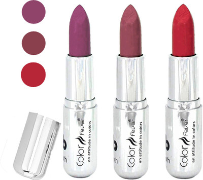 Color Fever creamy matte non transfar lipstick for ladies(light purple-copper-red, 12 g)
Color Fever creamy matte non transfar lipstick for ladies(light purple-copper-red, 12 g)