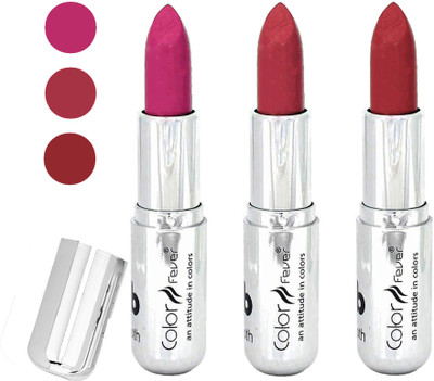 Color Fever water proof long lasting creamy matte lipstick(pink-brick red-dark red, 12 g)
Color Fever water proof long lasting creamy matte lipstick(pink-brick red-dark red, 12 g)