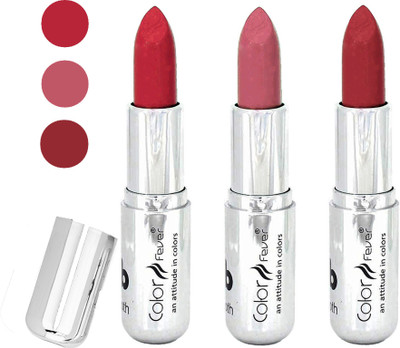 Color Fever water proof long lasting creamy matte lipstick(red-nude-dark red, 12 g)
Color Fever water proof long lasting creamy matte lipstick(red-nude-dark red, 12 g)