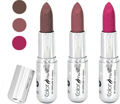 Color Fever water proof long lasting creamy matte lipstick(brown-brown-pink, 12 g)
Color Fever water proof long lasting creamy matte lipstick(brown-brown-pink, 12 g)
