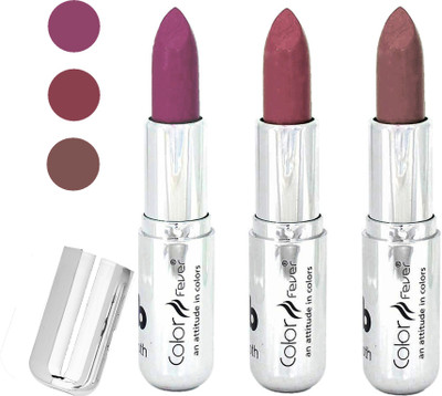Color Fever creamy matte non transfar lipstick for ladies(light purple-copper-chocolate, 12 g)
Color Fever creamy matte non transfar lipstick for ladies(light purple-copper-chocolate, 12 g)