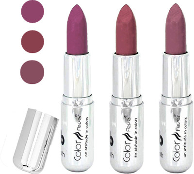 Color Fever creamy matte non transfar lipstick for ladies(light purple-copper-plum, 12 g)
Color Fever creamy matte non transfar lipstick for ladies(light purple-copper-plum, 12 g)