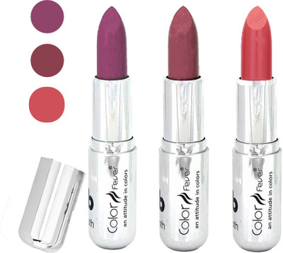 Color Fever creamy matte non transfar lipstick for ladies(light purple-copper-peach, 12 g)
Color Fever creamy matte non transfar lipstick for ladies(light purple-copper-peach, 12 g)
