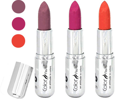 Color Fever water proof long lasting creamy matte lipstick(plum-pink-orange, 12 g)
Color Fever water proof long lasting creamy matte lipstick(plum-pink-orange, 12 g)