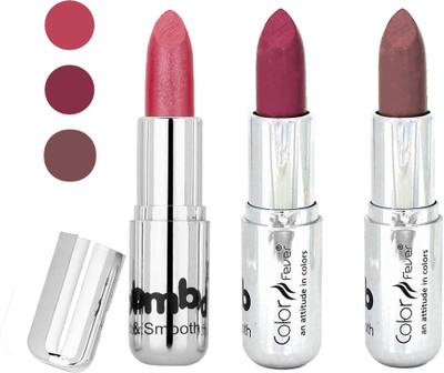 Color Fever creamy matte non transfar lipstick for ladies(pink-plum-chocolate, 12 g)
Color Fever creamy matte non transfar lipstick for ladies(pink-plum-chocolate, 12 g)