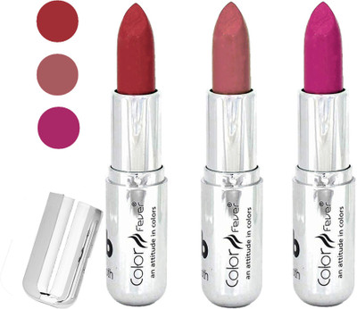 Color Fever water proof long lasting creamy matte lipstick(dark red-mauve-dark purple, 12 g)
Color Fever water proof long lasting creamy matte lipstick(dark red-mauve-dark purple, 12 g)
