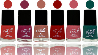 Fabia Nail Polish Matte Look Attractive Your Nails Candy Orange-Dark Magenta-Coral-Red-Coral Pink -Pine Green(Pack of 6)
Fabia Nail Polish Matte Look Attractive Your Nails Candy Orange-Dark Magenta-Coral-Red-Coral Pink -Pine Green(Pack of 6)