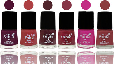 Fabia Nail Polish Matte Look Attractive Your Nails Boysenberry-Peach-Wine-Wine Red-Pink Pink-Dark Nude(Pack of 6)
Fabia Nail Polish Matte Look Attractive Your Nails Boysenberry-Peach-Wine-Wine Red-Pink Pink-Dark Nude(Pack of 6)