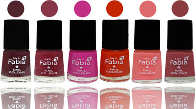 Fabia Nail Polish Matte Look Attractive Your Nails Wine-Wine Red-Pink Pink-Fire Orange-Baby Pink-Dark Nude(Pack of 6)
Fabia Nail Polish Matte Look Attractive Your Nails Wine-Wine Red-Pink Pink-Fire Orange-Baby Pink-Dark Nude(Pack of 6)