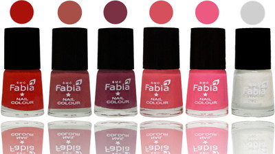 Fabia Nail Polish Matte Look Attractive Your Nails Reddish Red-Dark Peach-Plum-Punch Pink-Shock Pink Light-White(Pack of 6)
Fabia Nail Polish Matte Look Attractive Your Nails Reddish Red-Dark Peach-Plum-Punch Pink-Shock Pink Light-White(Pack of 6)