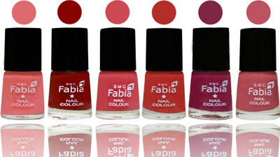 Fabia Nail Polish Matte Look Attractive Your Nails Baby Pink-Bold Red-Strawberry-Candy Orange-Dark Magenta-Coral Pink(Pack of 6)
Fabia Nail Polish Matte Look Attractive Your Nails Baby Pink-Bold Red-Strawberry-Candy Orange-Dark Magenta-Coral Pink(Pack of 6)
