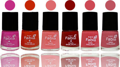 Fabia Nail Polish Matte Look Attractive Your Nails Pink Pink-Fire Orange-Baby Pink-Bold Red-Strawberry-Coral Pink(Pack of 6)
Fabia Nail Polish Matte Look Attractive Your Nails Pink Pink-Fire Orange-Baby Pink-Bold Red-Strawberry-Coral Pink(Pack of 6)