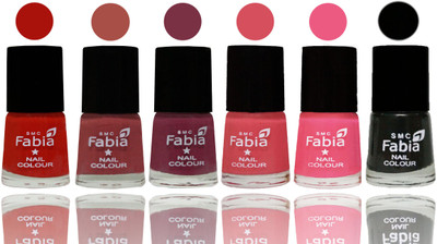 Fabia Nail Polish Matte Look Attractive Your Nails Reddish Red-Dark Peach-Plum-Punch Pink-Shock Pink Light-Black(Pack of 6)
Fabia Nail Polish Matte Look Attractive Your Nails Reddish Red-Dark Peach-Plum-Punch Pink-Shock Pink Light-Black(Pack of 6)
