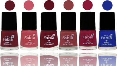 Fabia Nail Polish Matte Look Attractive Your Nails Jam-Light Pink-Maroon-Dark Nude-Pure Wine-Shock Blue Dark(Pack of 6)
Fabia Nail Polish Matte Look Attractive Your Nails Jam-Light Pink-Maroon-Dark Nude-Pure Wine-Shock Blue Dark(Pack of 6)