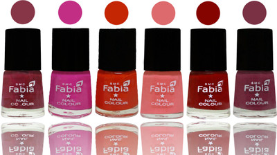Fabia Nail Polish Matte Look Attractive Your Nails Wine Red-Pink Pink-Fire Orange-Baby Pink-Bold Red-Plum(Pack of 6)
Fabia Nail Polish Matte Look Attractive Your Nails Wine Red-Pink Pink-Fire Orange-Baby Pink-Bold Red-Plum(Pack of 6)