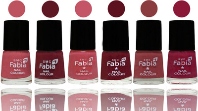 Fabia Nail Polish Matte Look Attractive Your Nails Coral Pink -Jam-Light Pink-Maroon-Dark Nude-Pure Wine(Pack of 6)
Fabia Nail Polish Matte Look Attractive Your Nails Coral Pink -Jam-Light Pink-Maroon-Dark Nude-Pure Wine(Pack of 6)