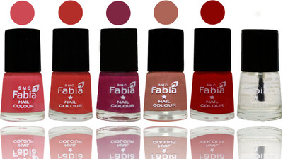 Fabia Nail Polish Matte Look Attractive Your Nails Strawberry-Candy Orange-Dark Magenta-Coral-Red-Top Coat(Pack of 6)
Fabia Nail Polish Matte Look Attractive Your Nails Strawberry-Candy Orange-Dark Magenta-Coral-Red-Top Coat(Pack of 6)