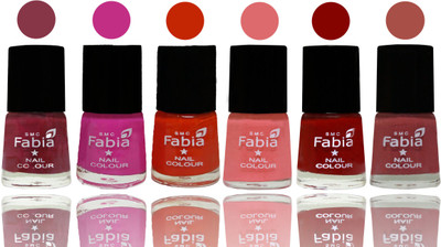 Fabia Nail Polish Matte Look Attractive Your Nails Wine Red-Pink Pink-Fire Orange-Baby Pink-Bold Red-Dark Peach(Pack of 6)
Fabia Nail Polish Matte Look Attractive Your Nails Wine Red-Pink Pink-Fire Orange-Baby Pink-Bold Red-Dark Peach(Pack of 6)