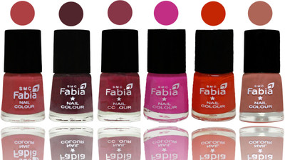 Fabia Nail Polish Matte Look Attractive Your Nails Peach-Wine-Wine Red-Pink Pink-Fire Orange-Coral(Pack of 6)
Fabia Nail Polish Matte Look Attractive Your Nails Peach-Wine-Wine Red-Pink Pink-Fire Orange-Coral(Pack of 6)