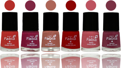 Fabia Nail Polish Matte Look Attractive Your Nails Candy Orange-Dark Magenta-Coral-Red-Coral Pink -Plum(Pack of 6)
Fabia Nail Polish Matte Look Attractive Your Nails Candy Orange-Dark Magenta-Coral-Red-Coral Pink -Plum(Pack of 6)