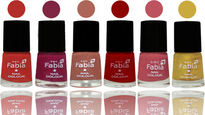 Fabia Nail Polish Matte Look Attractive Your Nails Candy Orange-Dark Magenta-Coral-Red-Coral Pink -Mattis gold(Pack of 6)
Fabia Nail Polish Matte Look Attractive Your Nails Candy Orange-Dark Magenta-Coral-Red-Coral Pink -Mattis gold(Pack of 6)
