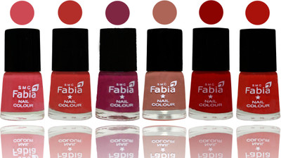 Fabia Nail Polish Matte Look Attractive Your Nails Strawberry-Candy Orange-Dark Magenta-Coral-Red-Reddish Red(Pack of 6)
Fabia Nail Polish Matte Look Attractive Your Nails Strawberry-Candy Orange-Dark Magenta-Coral-Red-Reddish Red(Pack of 6)