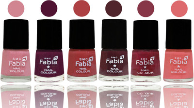 Fabia Nail Polish Matte Look Attractive Your Nails Rose-Boysenberry-Peach-Wine-Wine Red-Baby Pink(Pack of 6)
Fabia Nail Polish Matte Look Attractive Your Nails Rose-Boysenberry-Peach-Wine-Wine Red-Baby Pink(Pack of 6)