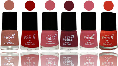 Fabia Nail Polish Matte Look Attractive Your Nails Coral-Red-Coral Pink -Jam-Light Pink-Orange(Pack of 6)
Fabia Nail Polish Matte Look Attractive Your Nails Coral-Red-Coral Pink -Jam-Light Pink-Orange(Pack of 6)
