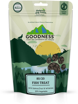 Goodness Grain free Dog treat Salmon, Fish 200 g Dry Dog Food