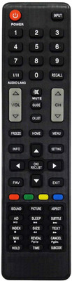 LipiWorld Universal Remote Control Compatible for Micromax 7 LED/LCD Remote Controller(Black)
LipiWorld Universal Remote Control Compatible for Micromax 7 LED/LCD Remote Controller(Black)