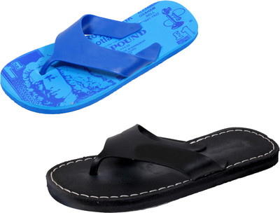 Indistar Super Soft and Comfortable Slippers, Blue::black