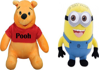 Marchie's Winnie The Pooh Soft Toy For Kids(30 CM) and Cute Minions Cute Cartoon Soft Toy Birthday Gift For Kids (33Cm) - 5 cm(Multicolor)
Marchie's Winnie The Pooh Soft Toy For Kids(30 CM) and Cute Minions Cute Cartoon Soft Toy Birthday Gift For Kids (33Cm) - 5 cm(Multicolor)
