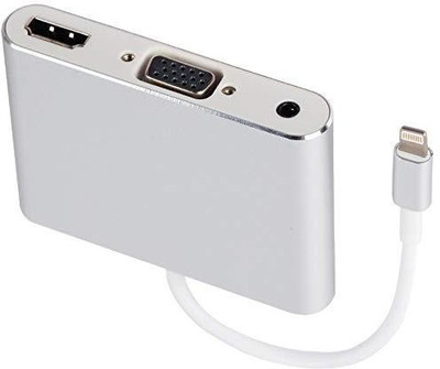 lipiworld TV-out Cable Lightning to HDMI & VGA & Audio Adapter 3 in 1 Lightning to HDMI/VGA/Audio(Silver, For iPad)
lipiworld TV-out Cable Lightning to HDMI & VGA & Audio Adapter 3 in 1 Lightning to HDMI/VGA/Audio(Silver, For iPad)