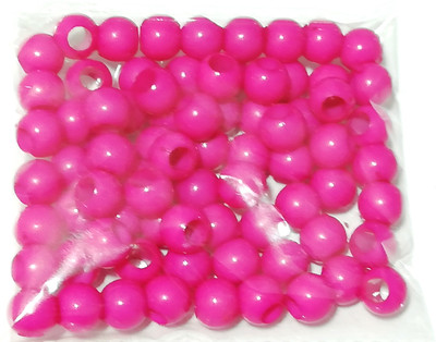 GOELX Plastic Round Beads for Beading, Jewellery Making & Art Craft Work !! Size : 1cm X 1cm - Pack of 100 -rani pink
GOELX Plastic Round Beads for Beading, Jewellery Making & Art Craft Work !! Size : 1cm X 1cm - Pack of 100 -rani pink