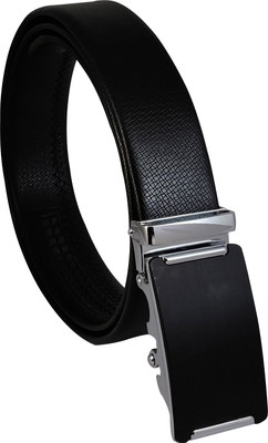 Ammvi Creations Men Black Genuine Leather Belt