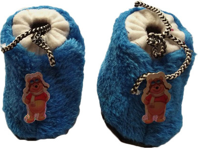 Pooja Enterprises Booties(Toe to Heel Length - 12 cm Blue 12)