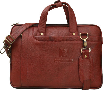 Probasta Brown Corner Cut Medium Briefcase - For Men(Brown)
Probasta Brown Corner Cut Medium Briefcase - For Men(Brown)