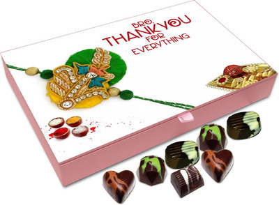 Chocholik Rakshabandhan Gift Box - Bro, Thankyou For Everything - 12pc Truffles(144 g)
Chocholik Rakshabandhan Gift Box - Bro, Thankyou For Everything - 12pc Truffles(144 g)