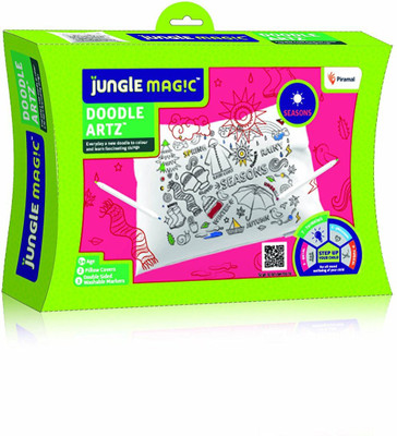 Jungle Magic Doodle Artz for Kids | Bed Time Art Game for Girls and Boys Which Helps Reduce Their Mobile Addiction (Seasons)(Multicolor)
Jungle Magic Doodle Artz for Kids | Bed Time Art Game for Girls and Boys Which Helps Reduce Their Mobile Addiction (Seasons)(Multicolor)