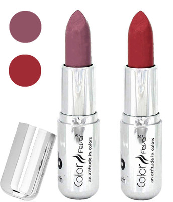 Color Fever Long last soft shine lipstick A201(plum-dark red, 8 g)
