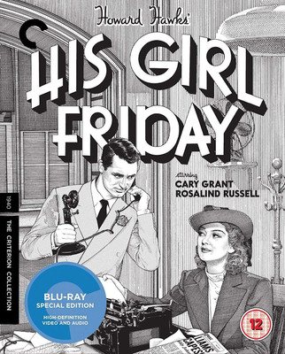 His Girl Friday - Blu-ray - The Criterion Collection Criterion (region - b)(Blu-ray English)
His Girl Friday - Blu-ray - The Criterion Collection Criterion (region - b)(Blu-ray English)