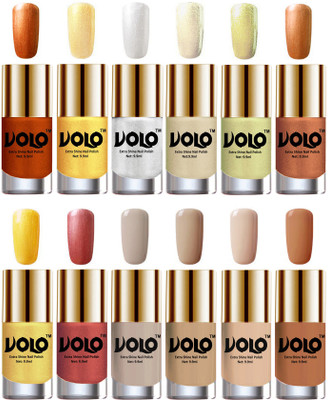 Volo Luxury Super Shine Nail Polish Set of 12 Vibrant Shades Red Gold, Golden, Metallic Silver, Light Golden, Chrome Olive Green, Bronze Magnetic, Gold Chrome, Hot Lava, Nude Tude(Pack of 12)
Volo Luxury Super Shine Nail Polish Set of 12 Vibrant Shades Red Gold, Golden, Metallic Silver, Light Golden, Chrome Olive Green, Bronze Magnetic, Gold Chrome, Hot Lava, Nude Tude(Pack of 12)