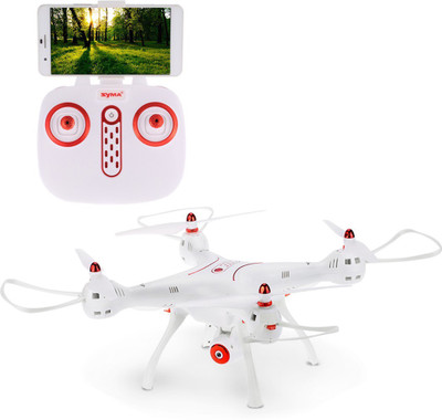 SYMA X8SW Wi-Fi FPV 720P HD Camera Drone 2.4G 4CH 6-Axis Altitude Hold & Headless Mode One Key Take Off / Landing Auto Hover RC Quadcopter - RTF(White)
SYMA X8SW Wi-Fi FPV 720P HD Camera Drone 2.4G 4CH 6-Axis Altitude Hold & Headless Mode One Key Take Off / Landing Auto Hover RC Quadcopter - RTF(White)