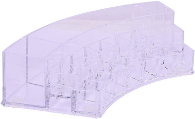 Brecken Paul Acrylic Makeup Cosmetic Organizer, Transparent Makeup (Multi Purpose Organiser )Storage Box 19 SLOT make up Vanity Box(White) 
Brecken Paul Acrylic Makeup Cosmetic Organizer, Transparent Makeup (Multi Purpose Organiser )Storage Box 19 SLOT make up Vanity Box(White)