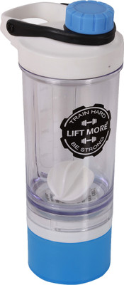 Lift More Gym Shaker Bottle with 3 Layer Twist-n-Lock Protein and Pills Container, Workout Shaker Cup 500 Shaker(Pack of 1, Blue)
Lift More Gym Shaker Bottle with 3 Layer Twist-n-Lock Protein and Pills Container, Workout Shaker Cup 500 Shaker(Pack of 1, Blue)