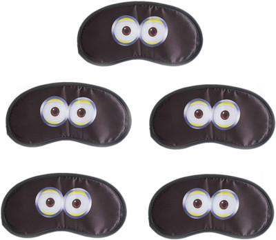 Tootpado Eye Mask For Sleeping Cartoon (Pack of 5) - Black (CLNT06) - Blind Fold For Travel or Daily Use(50 g) 
Tootpado Eye Mask For Sleeping Cartoon (Pack of 5) - Black (CLNT06) - Blind Fold For Travel or Daily Use(50 g)