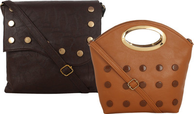 Element Cart Sling Bag(Brown, Brown)