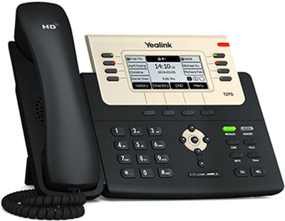 Yealink SIP-T27G Corded Landline Phone(Black)