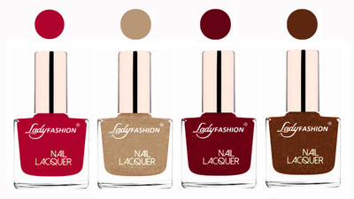 Lady Fashion Ultra High Shine Long Stay Nail Polish Pink,Beach Nude,Pink,Copper(Pack of 4)
Lady Fashion Ultra High Shine Long Stay Nail Polish Pink,Beach Nude,Pink,Copper(Pack of 4)